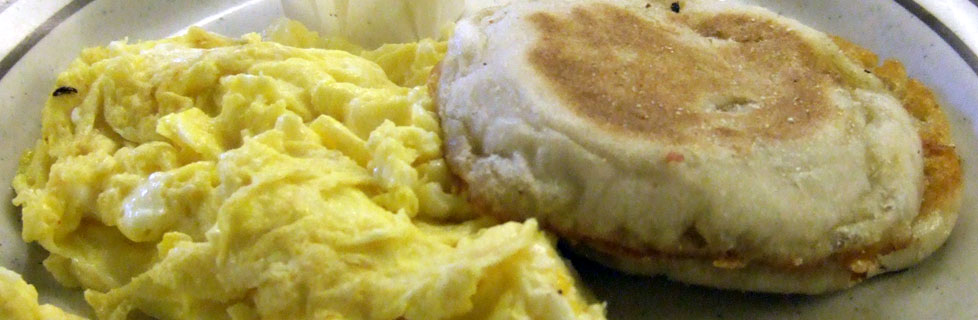 Scrambled Eggs & English Muffin